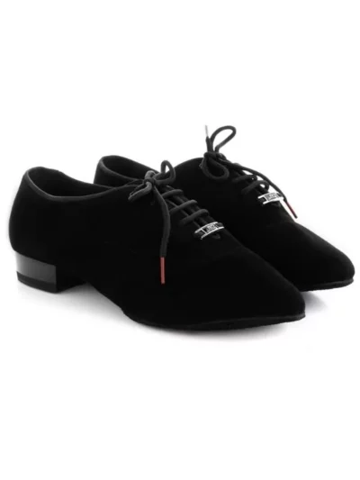 BD Dance 302-1 – Profesjonalne, Męskie Buty do Tańca Standardowego | Czarny Nubuk