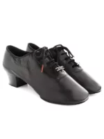 BD Dance 401-1 – Męskie Buty do Łaciny, Czarna skóra | Wybór profesjonalistów