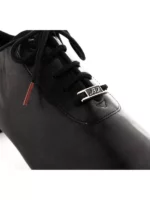 BD Dance 401-1 – Męskie Buty do Łaciny, Czarna skóra | Wybór profesjonalistów