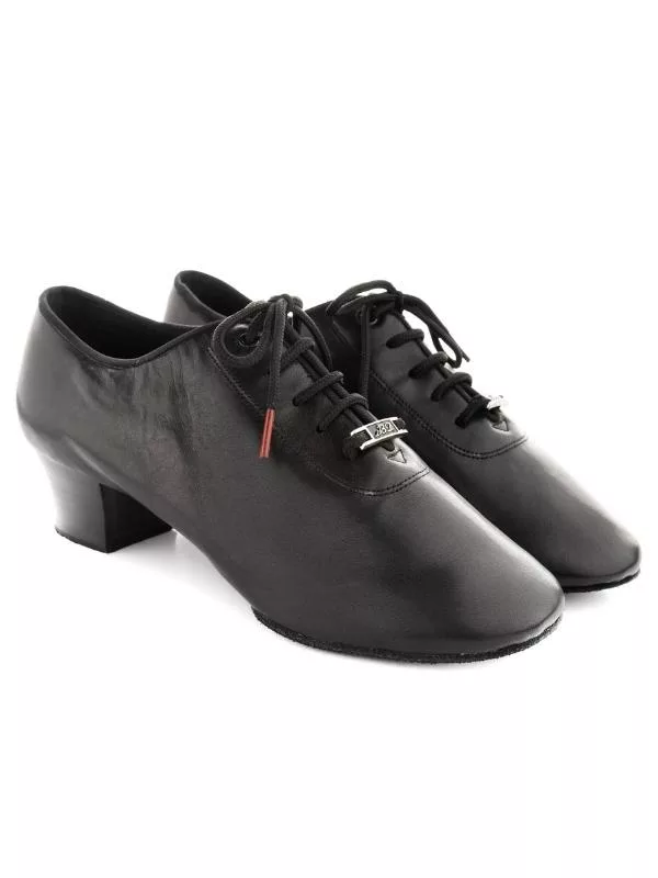 BD Dance 401-1 – Męskie Buty do Łaciny, Czarna skóra | Wybór profesjonalistów