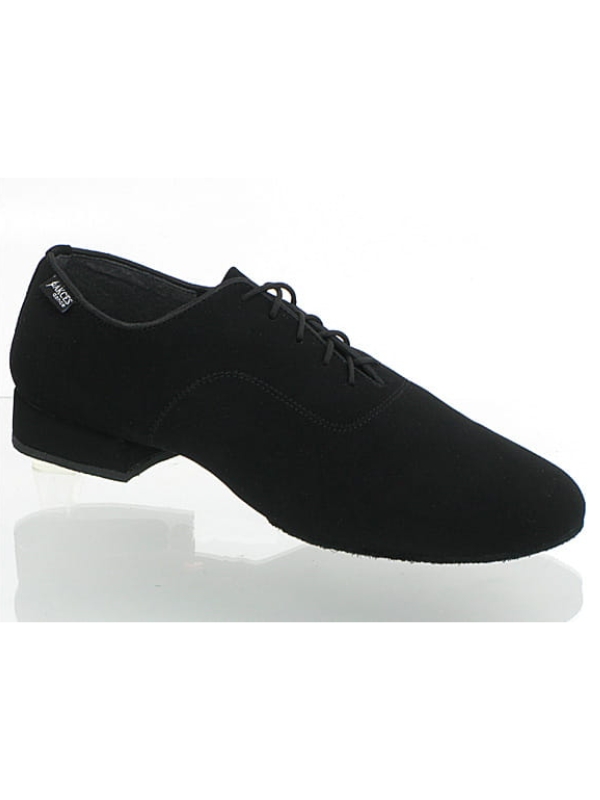 Męskie buty taneczne MS-02 Nubuk Czarny – Podeszwa Flex + Tajfun