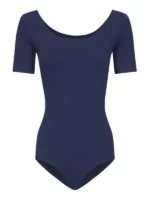 Body do tańca Rumpf R3100 – Klasyczne body taneczne z krótkim rękawem – Komfort i trwałość