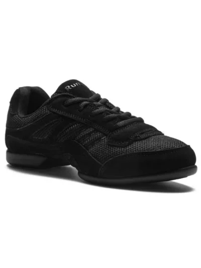 Rumpf Samba 1571 – Sneakersy do Tańca z Dzieloną Podeszwą | Czarne | wymienna skórzana podeszwa ze skóry | absolutny hit