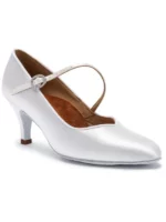 Damskie buty do tańca standardowego IDS ICS Vista - White Satin