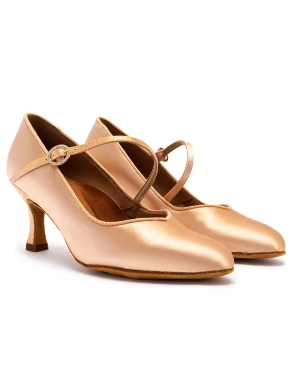 IDS ICS Vista Peach Satin – Profesjonalne Damskie Buty do Tańca Standardowego