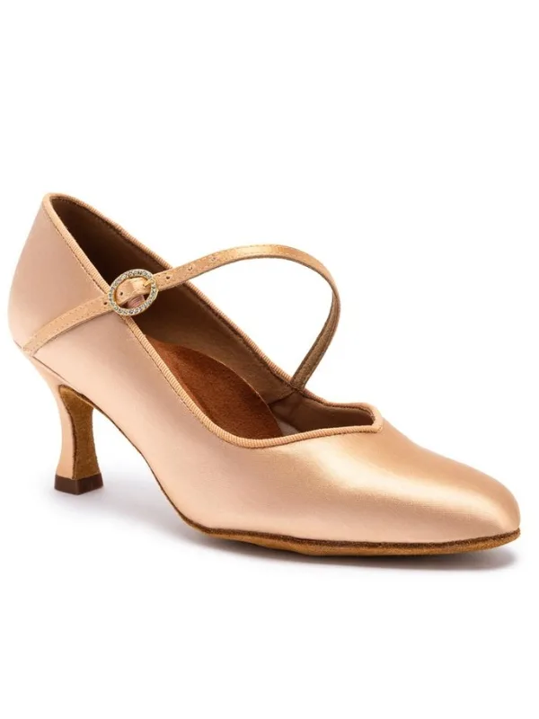 IDS ICS Vista Peach Satin – Profesjonalne Damskie Buty do Tańca Standardowego