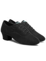 IDS Rumba Black Nubuck – Męskie Buty do Tańca Latino | International Dance Shoes