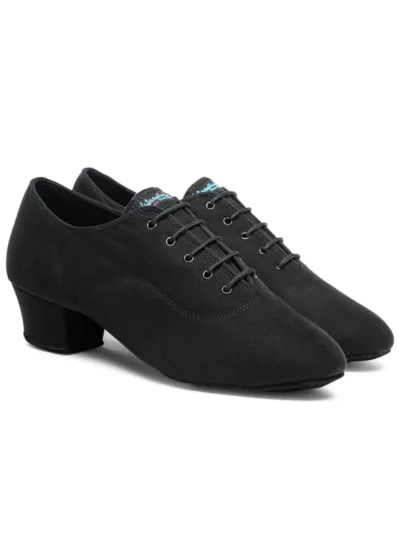IDS Rumba Black Nubuck – Męskie Buty do Tańca Latino | International Dance Shoes