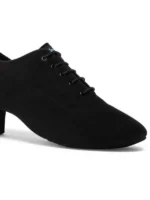 IDS Rumba Black Nubuck – Męskie Buty do Tańca Latino | International Dance Shoes