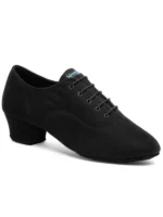 IDS Rumba Black Nubuck – Męskie Buty do Tańca Latino | International Dance Shoes