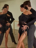 Spódniczka Taneczna ZYMdancestyle #2213 – Idealna do Latino i Treningu