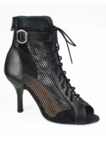 Akces Dance Liza – Profesjonalne Buty High Heels do Tańca | Czarne | siateczka