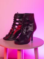 Sznurowane Botki do High Heels Akces Dance Keytin – Stabilna Szpilka | Catwalk