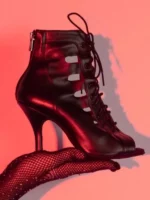 Sznurowane Botki do High Heels Akces Dance Keytin – Stabilna Szpilka | Catwalk
