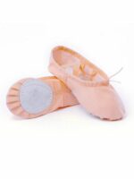 Baletki STAR z Dzieloną Podeszwą – Materiałowe Buty Taneczne (Canvas)
