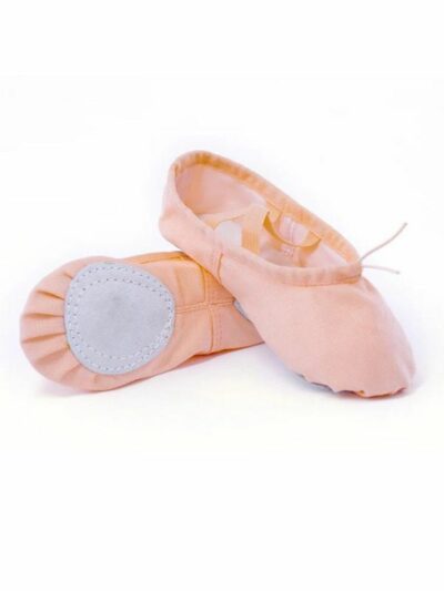 Dwudzielna skórzana podeszwa typu split-sole w baletkach Star
