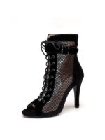 Buty High Heels Elena Poligum – Buty do Tańca z Gumową Podeszwą | na salę i na zewnątrz | stabilne