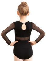 Body Taneczne dla Dziewcząt z Siateczką model Rosie