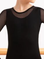 Body Taneczne dla Dziewcząt z Siateczką model Rosie