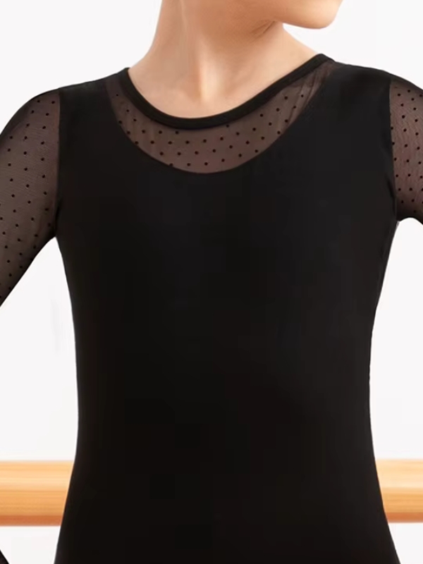 Body Taneczne dla Dziewcząt z Siateczką model Rosie