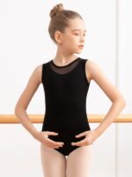 Body Dziewczęce do Tańca i Gimnastyki z Wycięciem Katia