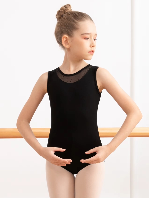 Body Dziewczęce do Tańca i Gimnastyki z Wycięciem Katia