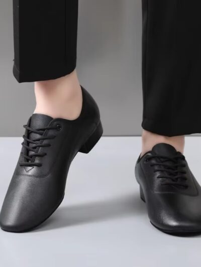 Męskie skórzane buty do tańca towarzyskiego Baile MST – Standard