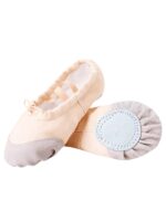 Baletki materiałowe STAR wzmocnione skórą