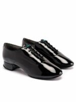 IDS Contra Black Patent – Męskie Lakierowane Buty do Standardu