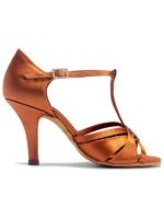 Buty do Latino IDS Mia T-Bar – Tan Satin