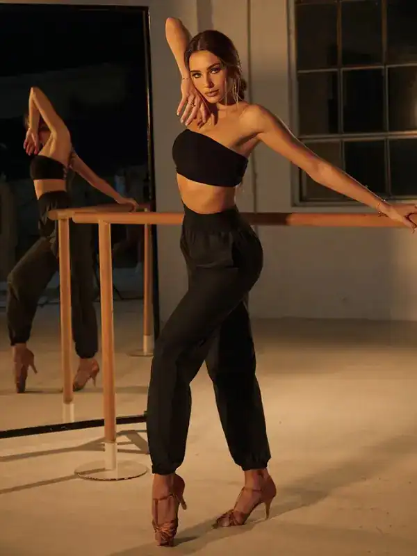Spodnie Treningowe z Efektem Sauny Zym Dance Style #25098