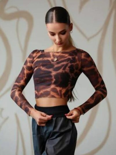 Damski top treningowy do tańca Grand Prix Mirali