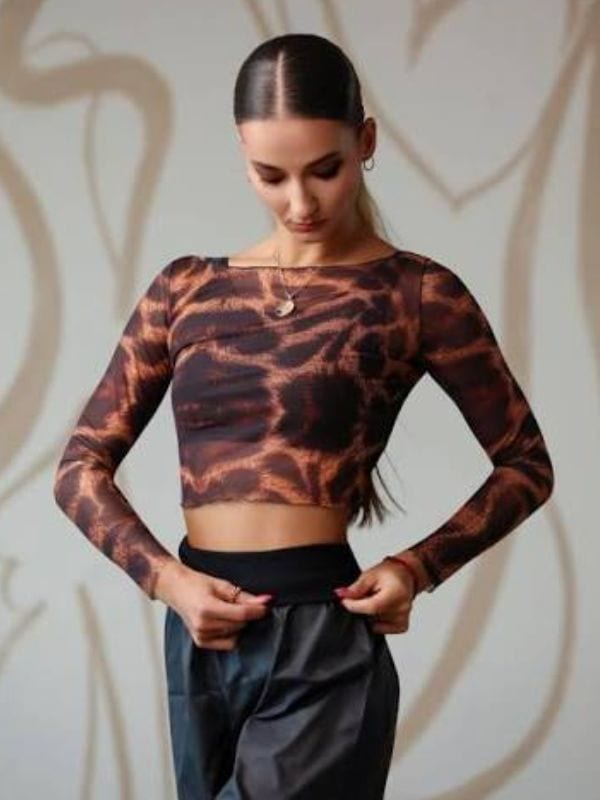 Damski top treningowy do tańca Grand Prix Mirali