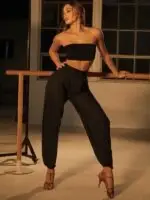 Spodnie Treningowe z Efektem Sauny Zym Dance Style #25098