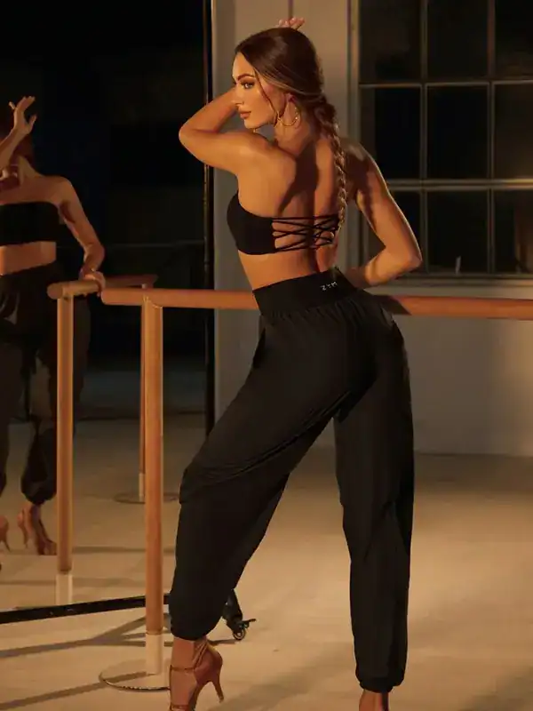 Spodnie Treningowe z Efektem Sauny Zym Dance Style #25098