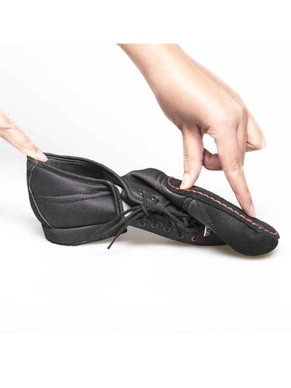 Proficz MS-socks stretch czarny+nubuk czarny+flex