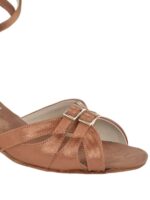 Kozdra buty do tańca model 25D satyna ciemna