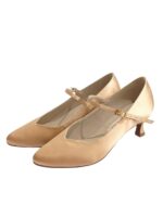 Kozdra buty do tańca model 200a satyna jasna