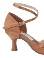 Kozdra buty do tańca model 25D satyna ciemna