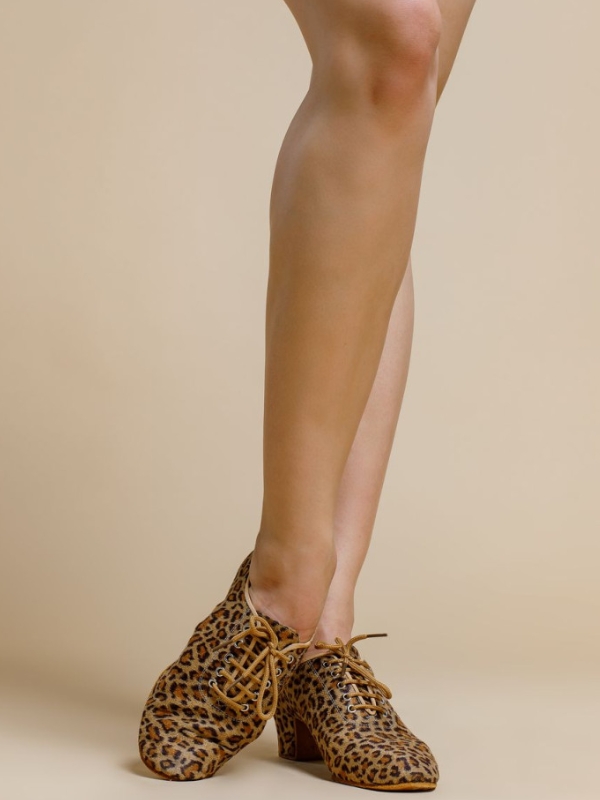 Grand Prix damskie buty treningowe do tańca model Cayenna leopard