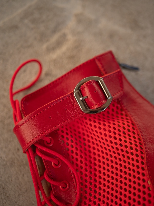 Akces Dance buty do tańca high heels Liza czerwone