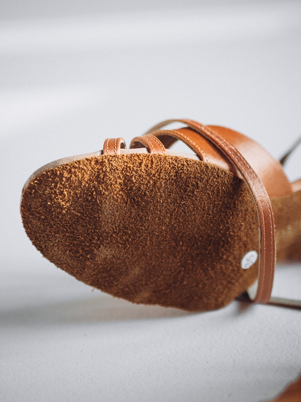 Buty Taneczne Akces Dance PAS4 Damskie – Dark Tan (Latino/Salsa)