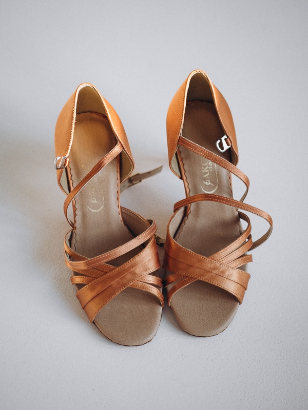 Buty Taneczne Akces Dance PAS4 Damskie – Dark Tan (Latino/Salsa)
