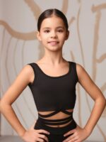 Dziewczęcy top do tańca Grand Prix Tara | TwistDance