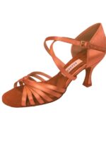 Kozdra buty do tańca LA 100 satyna ciemna podeszwa profesjonalna