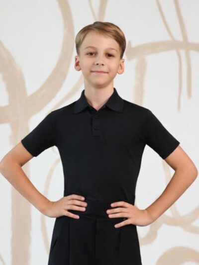 Grand Prix chłopięca koszulka polo do tańca model Peter junior