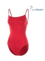 Body taneczne Sansha KH1590 Abelia – Czerwone body do tańca