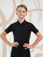 Chłopięca koszulka polo do tańca Grand Prix Peter Junior