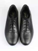 Męskie buty do tańca Akces Dance MS 02/02 – Czarna skóra matowa