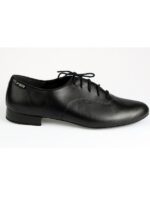 Męskie buty do tańca Akces Dance MS 02/02 – Czarna skóra matowa